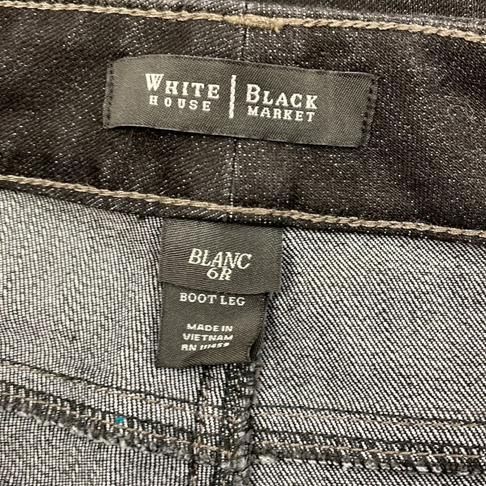White House Black Market blanc Jeans sz 6R - Picture 4 of 7